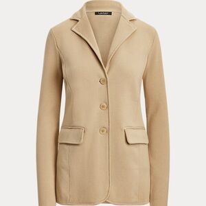 Ralph Lauren Women's Beige cotton blend Blazer